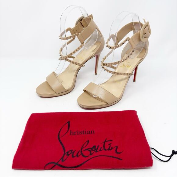 Christian Louboutin Choca Lux 120 Heels 37 - Picture 2 of 13